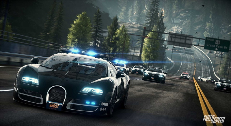 Need For Speed, tree, motor vehicle, road, rivals, travel, outdoors, transportation, land vehicle, Need, illuminated, 1080P, architecture, Games, car