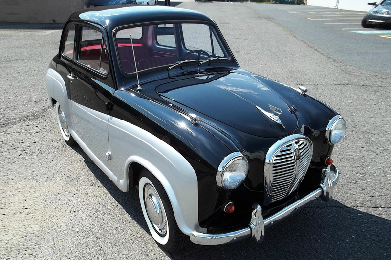 1957, cars, 1080P, saloon, vintage, classic, antique, austin