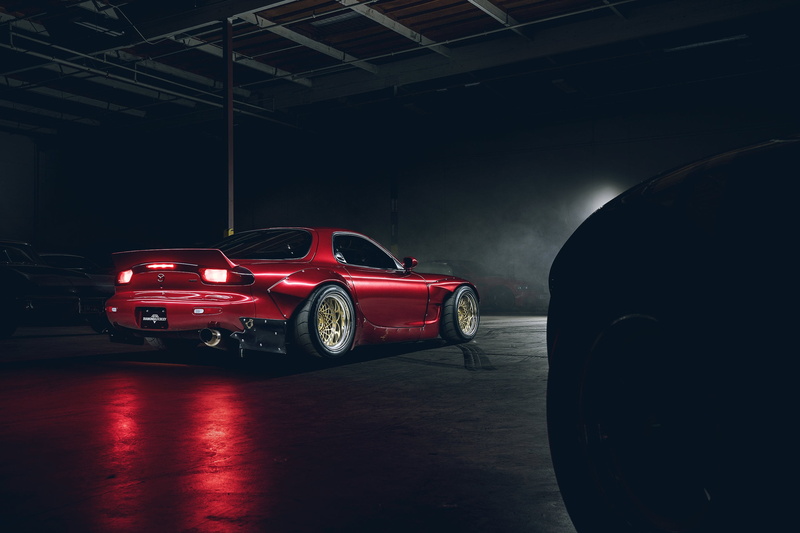 Bunny, 1080P, RX-7, Red, Rear, Mazda, Rocket