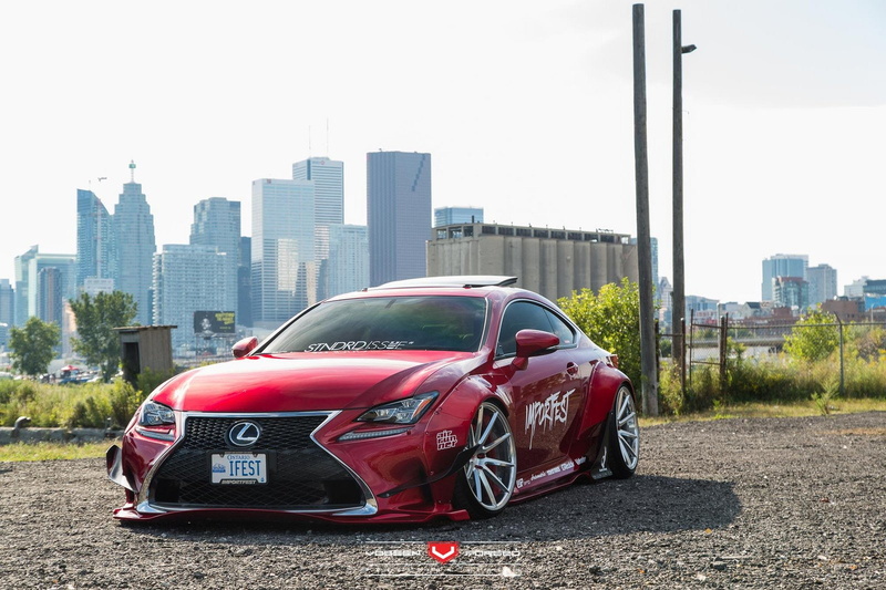 lexus-rc, vossen, bunny, coupe, 720P, cars, modified, rocket, wheels