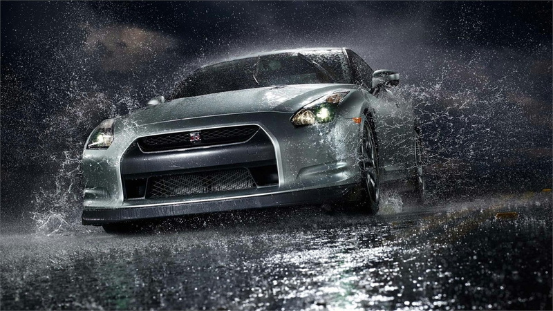 brand, nissan, famous brand, chrome, gt, car, famous, skyline, 720P, nissan skyline gt-r r35, r