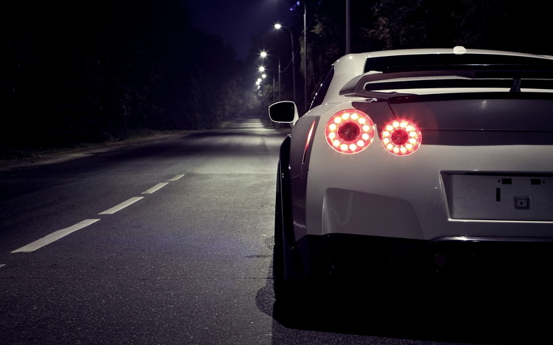 car, Nissan GT-R, 1080P, Nissan, Nissan Skyline GT-R, white, Nissan Skyline GT-R R35