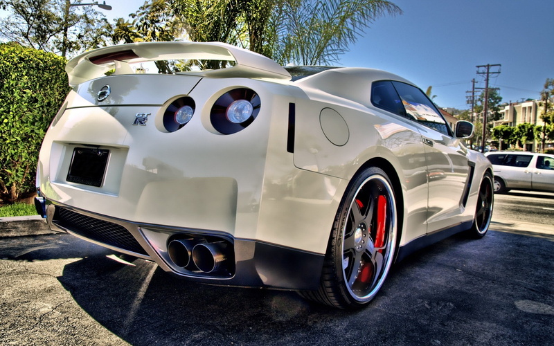 car, 1080P, Nissan Skyline GT-R R35