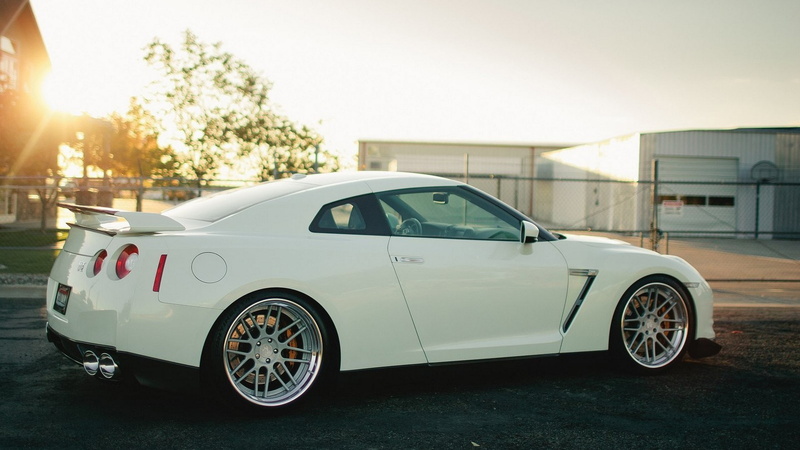 r, Car, Side, skyline, Sports, White, Nissan, 1080P, gt, View