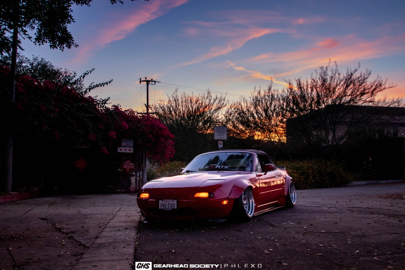 rocketbunny, photography, Mazda, sports car, miata, 5K, sunset, Photoshop, widebody