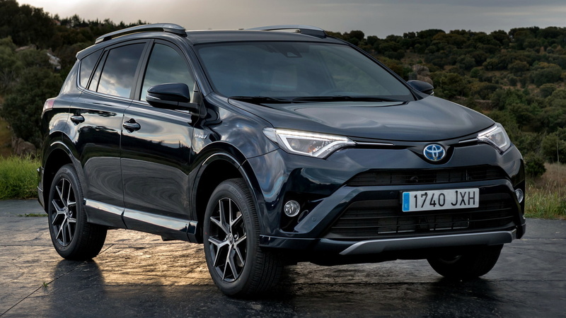 Toyota RAV4 Hybrid, Compact Car, Hybrid Car, Car, 1080P, SUV, Crossover Car, Black Car, Toyota