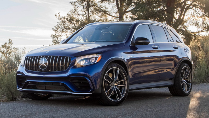 1080P, Car, Mercedes-Benz, Blue Car, Compact Car, SUV, Luxury Car, Mercedes-AMG GLC 63