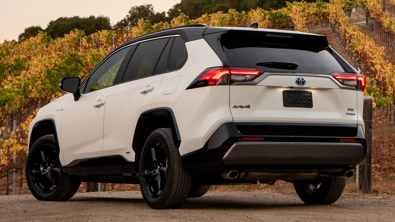 SUV, Toyota, Compact Car, 1080P, White Car, Hybrid Car, Crossover Car, Toyota RAV4 Hybrid, Car