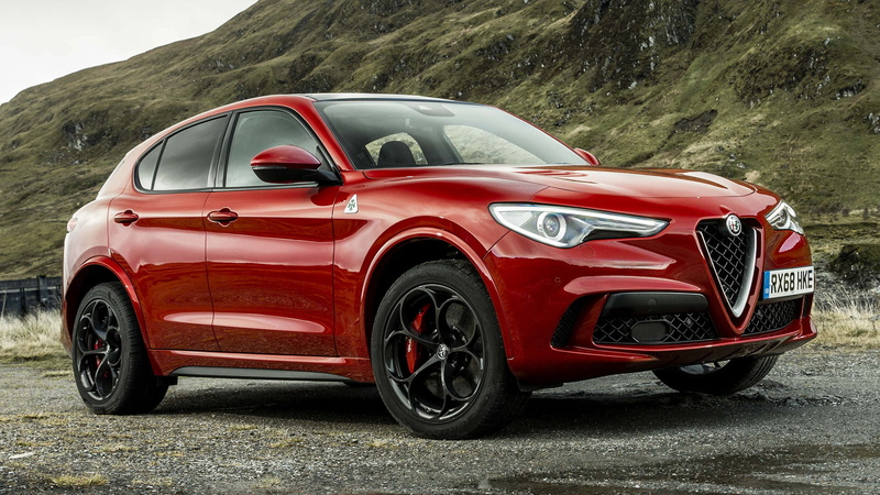 Alfa Romeo, Crossover Car, SUV, 1080P, Red Car, Compact Car, Car, Alfa Romeo Stelvio Quadrifoglio, Luxury Car