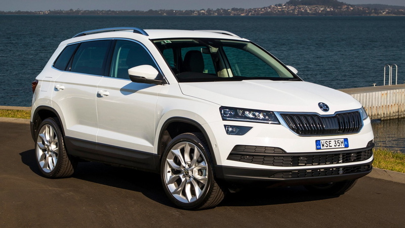 Škoda Karoq, Crossover Car, Car, Skoda, White Car, 1080P, Compact Car, SUV