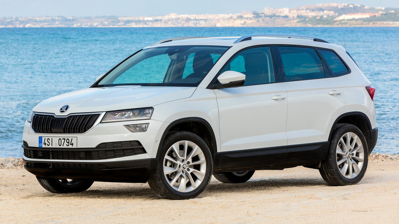 Car, White Car, Skoda, 1080P, SUV, Škoda Karoq, Compact Car, Crossover Car
