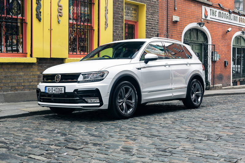 R-Line, car, Volkswagen, auto, Tiguan, white, 4K