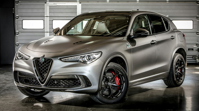 Crossover Car, Compact Car, Luxury Car, 1080P, Silver Car, Alfa Romeo, Alfa Romeo Stelvio Quadrifoglio NRing, SUV, Alfa Romeo Stelvio, Car