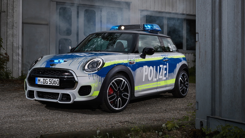 John Cooper Works, 4K, Polizei, 2018, MINI