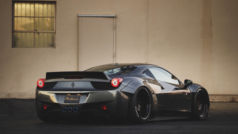 bumper, rear view, 458, 1080P, ferrari