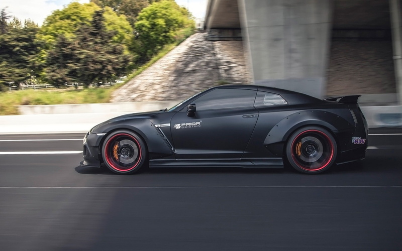 1080P, Nissan, car, Nissan GT R PD750 Widebody, Prior Design, Nissan GT R R35