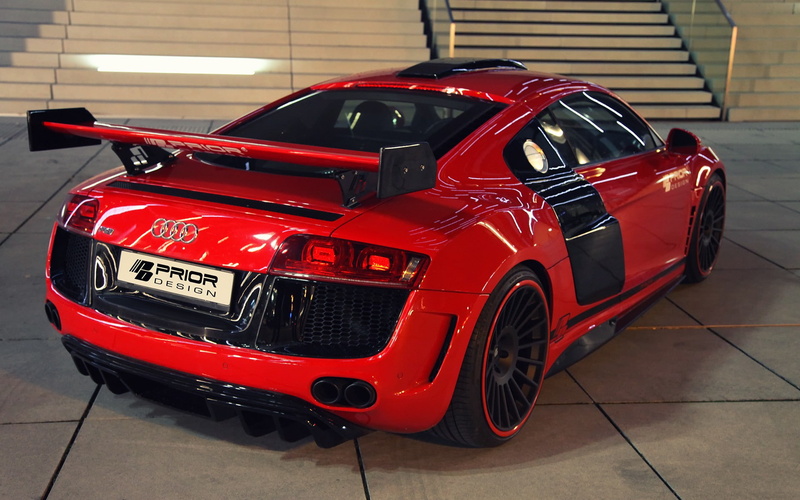 r, the car, the tail of, Audi, Tuning, prior, GT650, Prior-Design, R8, 1080P, design