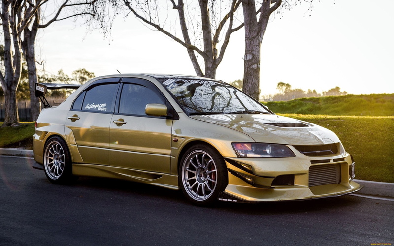Mitsubishi, Mitsubishi Lancer, vehicle, tuning, car, 2K