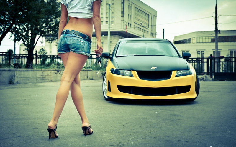 cars, honda, women, hd, motorcycles, art, accord, 1080P, tuning, x