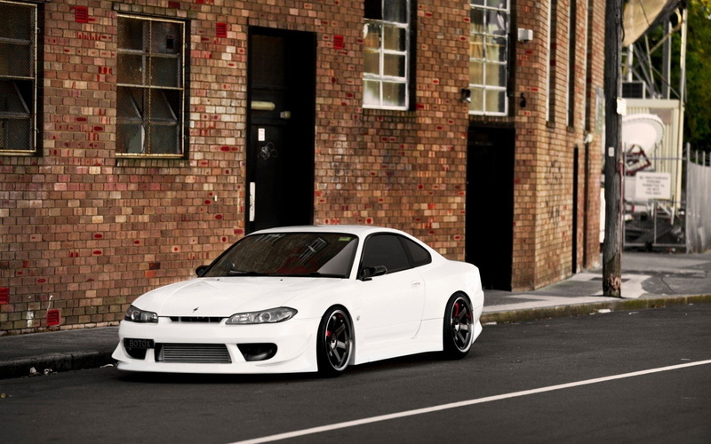 transportation, building exterior, brick, building, luxury, car, built structure, mode of transportation, day, 720P, city, outdoors, Nissan, Nissan Silvia S15