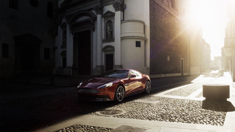 1080P, sunlight, Aston Martin, dark, car, Aston Martin Vanquish