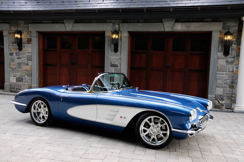Chevrolet, 1080P, Muscle Car, Chevrolet Corvette, Hot Rod, 1959 Chevrolet Corvette