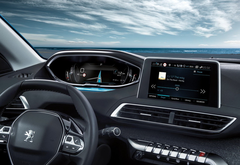 luxury, vehicle interior, motor vehicle, cloud - sky, control, mode of transportation, technology, peugeot, day, land vehicle, steering wheel, (2017), transportation