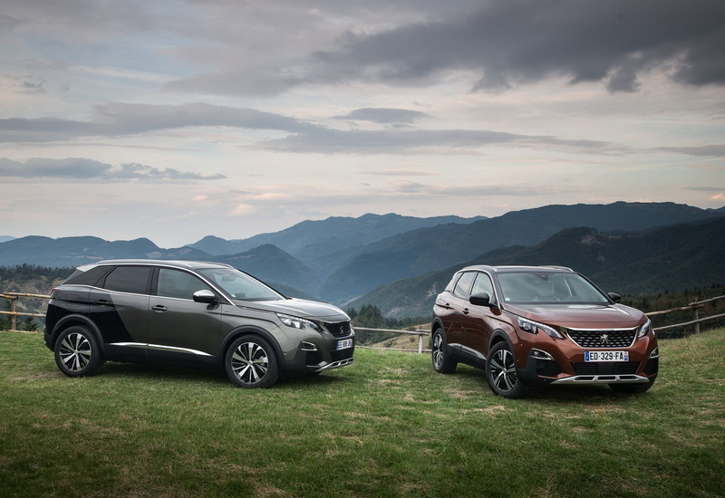transportation, 3008, peugeot, car, road trip, cloud - sky, tranquility, travel, 720P, day, mountain peak, (2017), mountain, landscape, land vehicle, mode of transportation