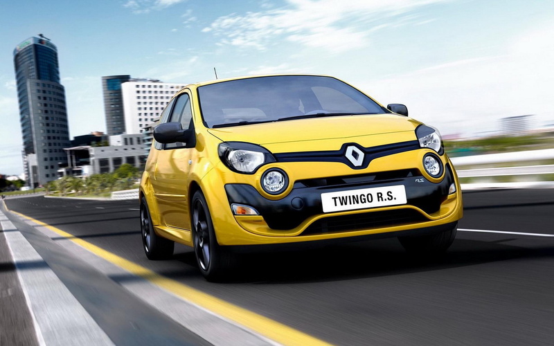 twingo, renault, 1920x1200, cars, coupe, renault twingo, 1080P, yellow