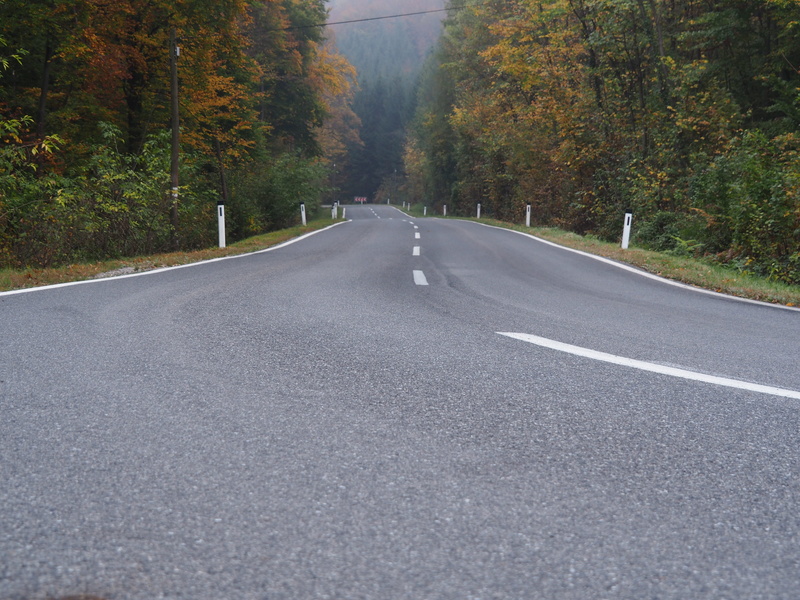 drama, locomotion, surface level, austria, driving a car, nature, lower austria, land, asphalt, plant, scenics - nature, dividing line, autumn, beauty in nature