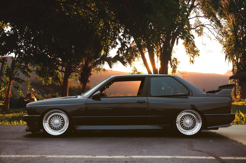 BMW E30 M3, Black, 1080P, Stance