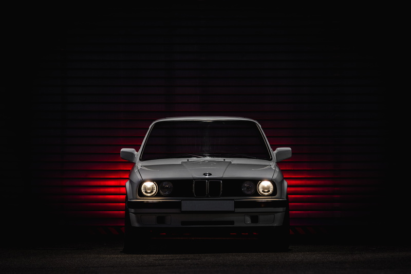 White Cars, old Car, bmw, 5K, Oldtimer, BMW E30, Lights, Bmw serie 3, German Cars