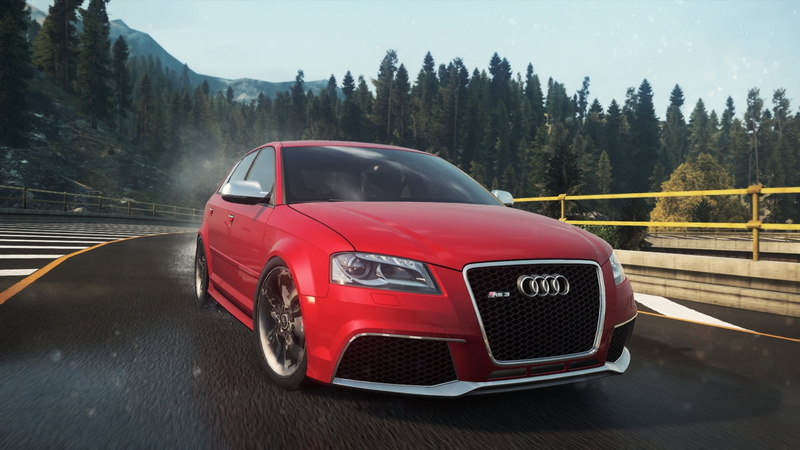mode of transportation, car, road marking, travel, motor vehicle, NFSMW, 1080P, Audi, Sportback, nfs, tree, wheel, plant, no people, sports car, land vehicle