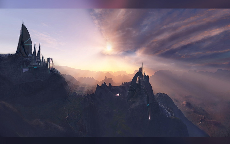 A New Era, 720P, Era, modern, new, City, planet, art, space, future, hd