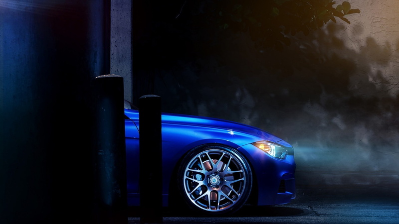motion, transportation, night, motor vehicle, wheel, travel, blue, luxury, land vehicle, illuminated, 1080P, car, no people, nightlife, city, bmw bmw f30 m3