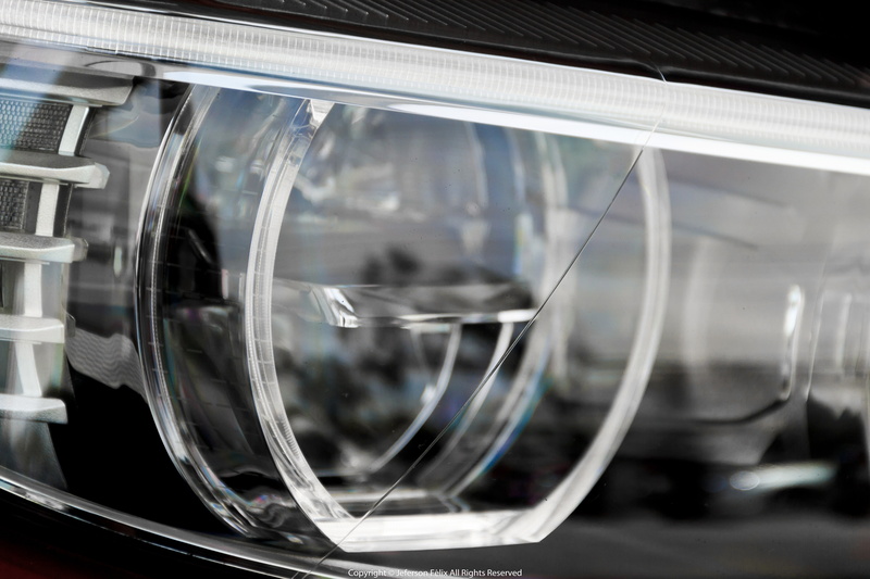 chrome, reflection, close-up, single object, abstract, 5K, car bmw bmw m3 bmw f30 m3, focus on foreground, glass - material, technology, transparent, glass