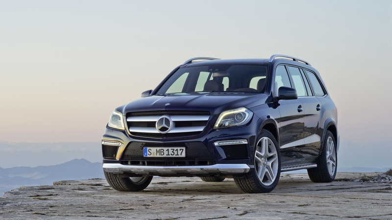 vehicle, car, 1080P, Mercedes GL, blue cars, Mercedes Benz