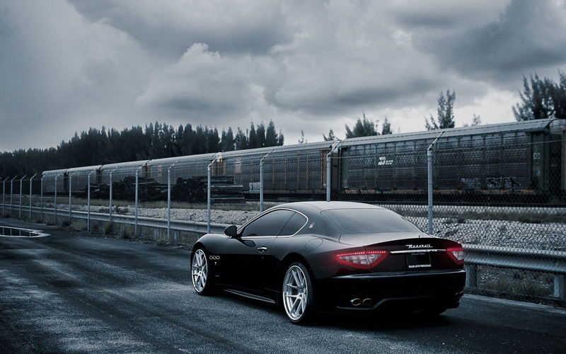 tuning, wheels, backview, x, gran, art, Maserati, Black, video, 720P, games, hd, turismo