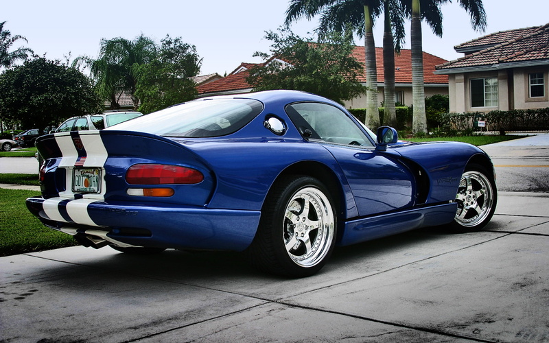 blue, flag, american, flags, 1080P, viper, cars, dodge, backview, vehicles