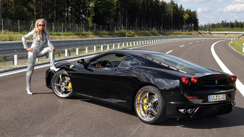 widescreen, emblem, ferrari, gto, black, 1080P, backview, cars