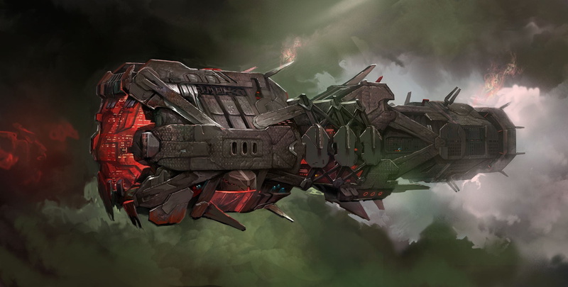 transportation, spaceship, no people, toy, destruction, armed forces, cloud - sky, red, ominous, smoke - physical structure, science fiction, nature, sky