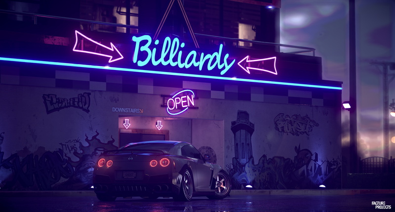 5K, NFS 2015, Need for Speed, car, Nissan GT-R, billards, Nissan skyline GT-R R32, grey cars, Nissan GT-R 2017