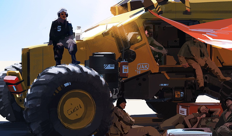 day, land vehicle, nature, people, work, transportation, rc, outdoors, real people, machine, tractors, sunlight, government, mode of transportation, group of people