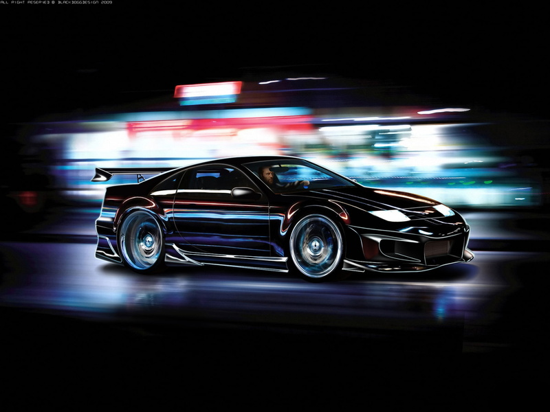 1080P, Nissan, Sport, zx, Car