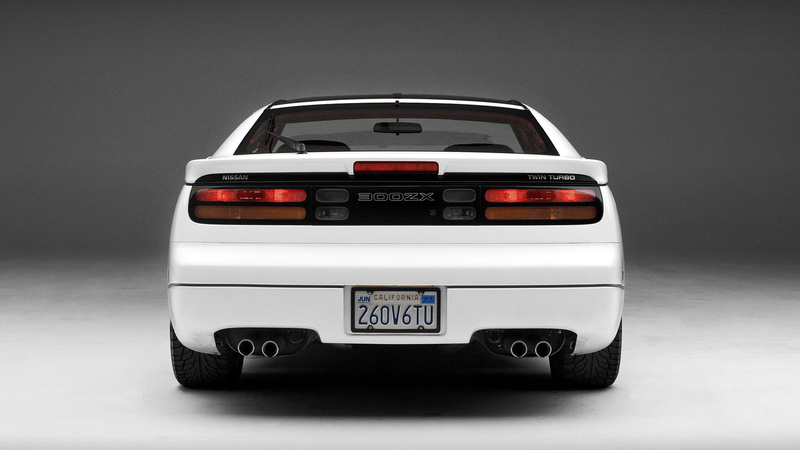 Nissan, Nissan 300ZX, Old Car, Grand Tourer, White Car, Sport Car, 1080P