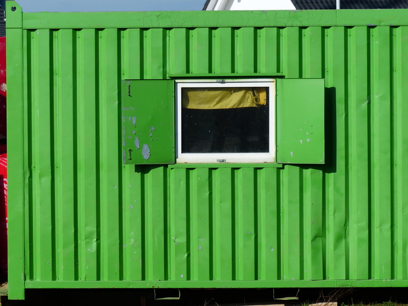 built structure, mobile raumzelle, room modules, close-up, quick container of construction of, construction containers, day, site container, pretty, daytime