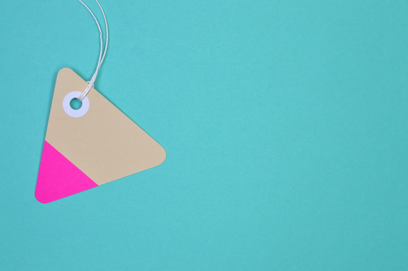 pink color, studio shot, single object, shape, copy space, craft, blue background, indoors, promotion, colored background, color, price, shop, card, form