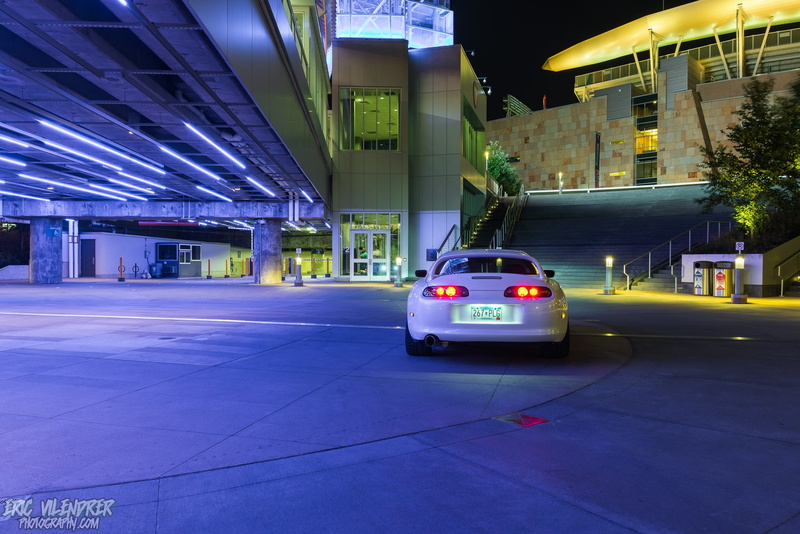 Supra, illuminated, motor vehicle, city, building exterior, city life, mode of transportation, Toyota Supra, built structure, no people, architecture, light