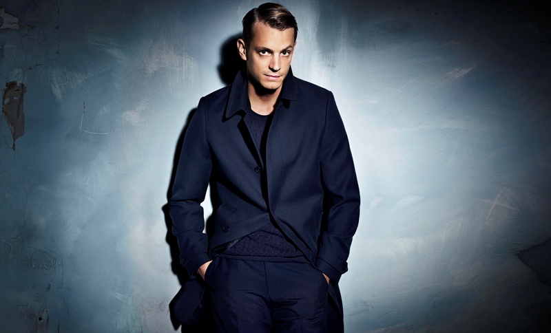 coat, male, JUEL Kinnaman, actor, wall, Joel Kinnaman, 1080P