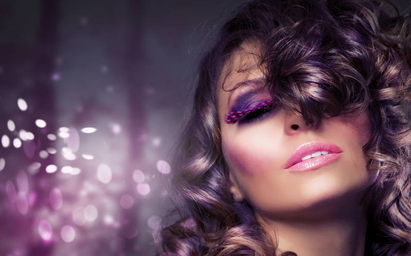 1080P, model, makeup, face, anna subbotina, women
